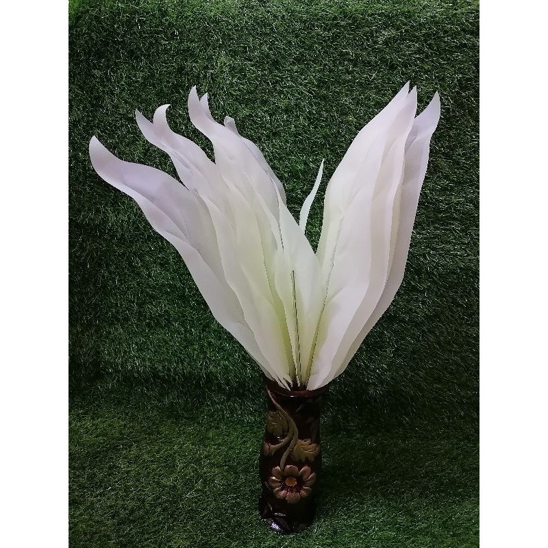 Artificial White Dapo Leaves Perfect t For Balcony Wedding Home Indoor ...