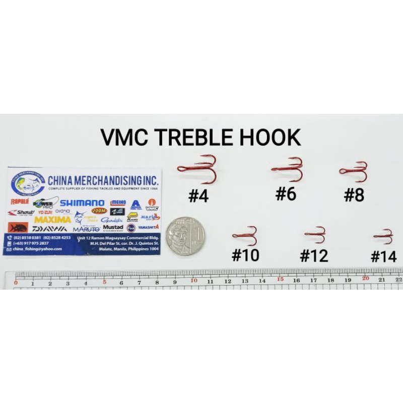 VMC TREBLE HOOK fishingcmi quality fishing tackle rapala lure