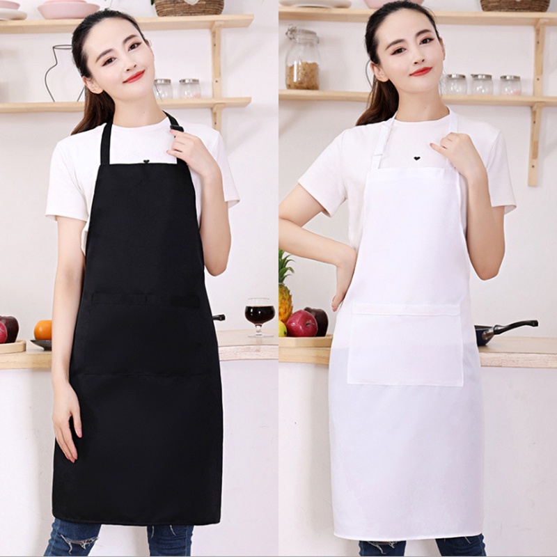 Cheap Aprons Adjustable Men and Women Fruit Shop Aprons Milk Cafe