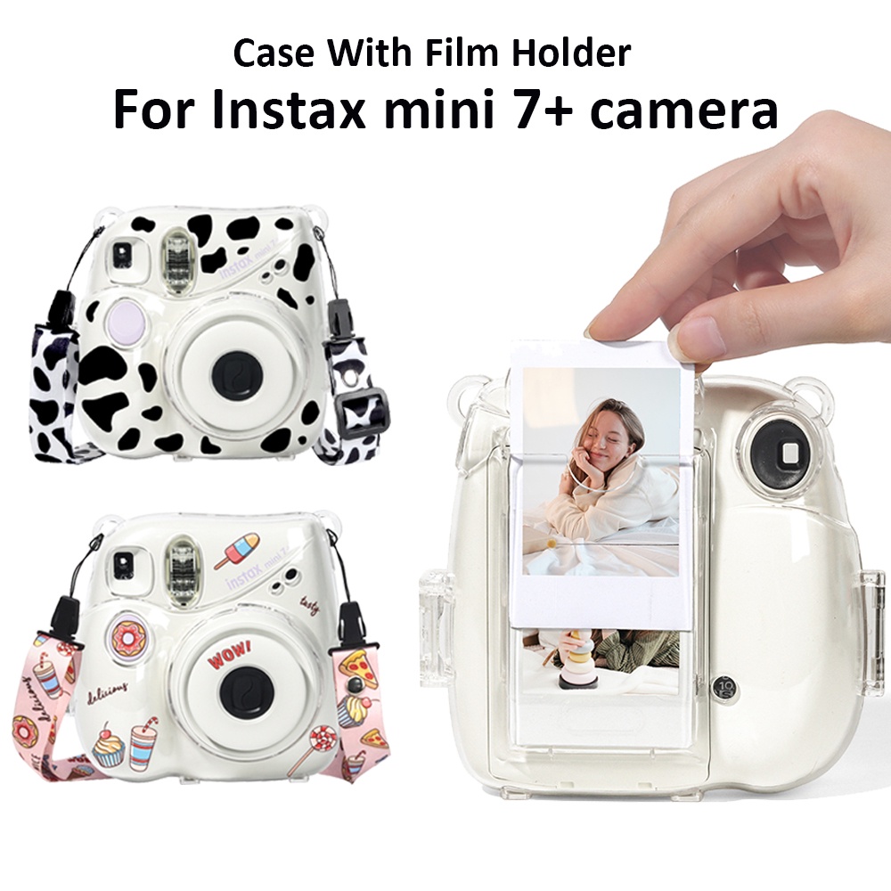 Fujifilm Instax Mini 11 Camera with Clear Case, films and stickers bundle 