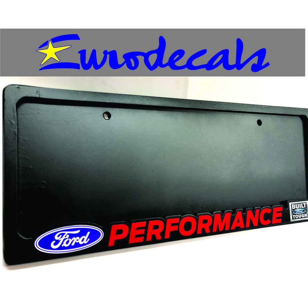 Ford performance plate frame for everest ranger wildtrak expedition ...