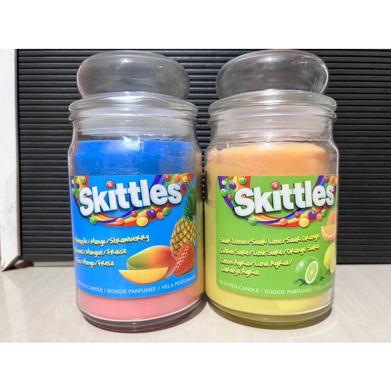Skittles Scented Candle / Candles 16 oz Triple Pour Glass Jar Shopee