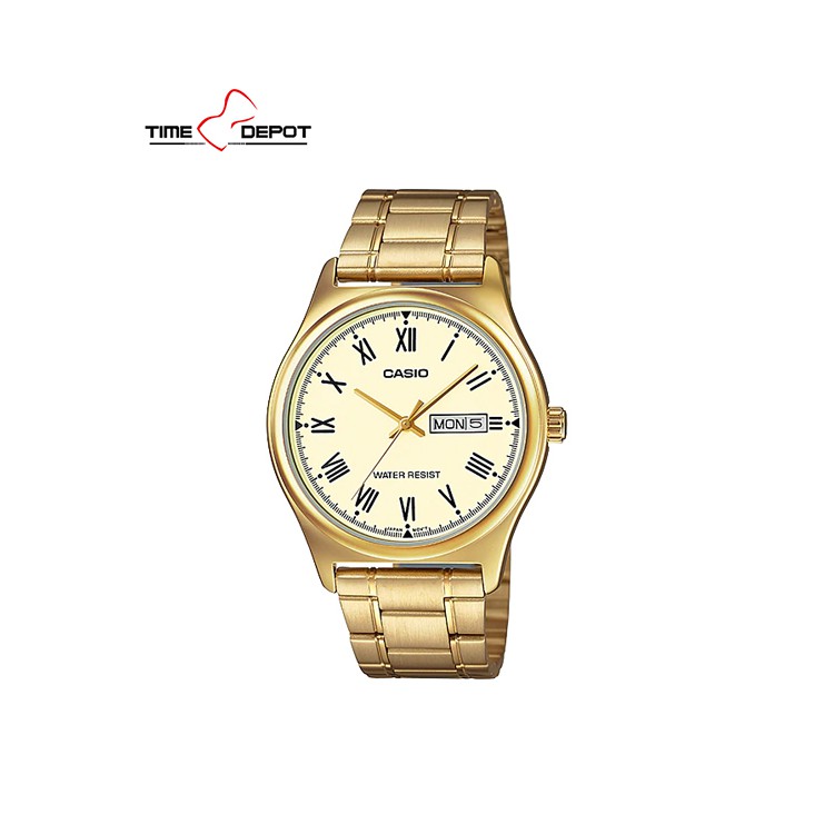 Casio MTP V006G 9BUDF Gold Stainless Steel Strap Watch For Men Shopee Philippines