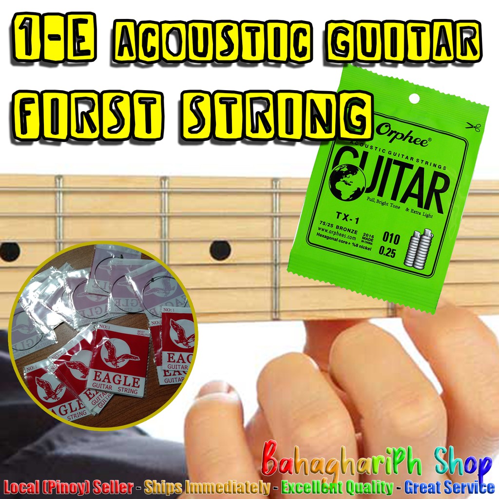 1 E FIRST STRING for Acoustic Guitar Reserve Replacement