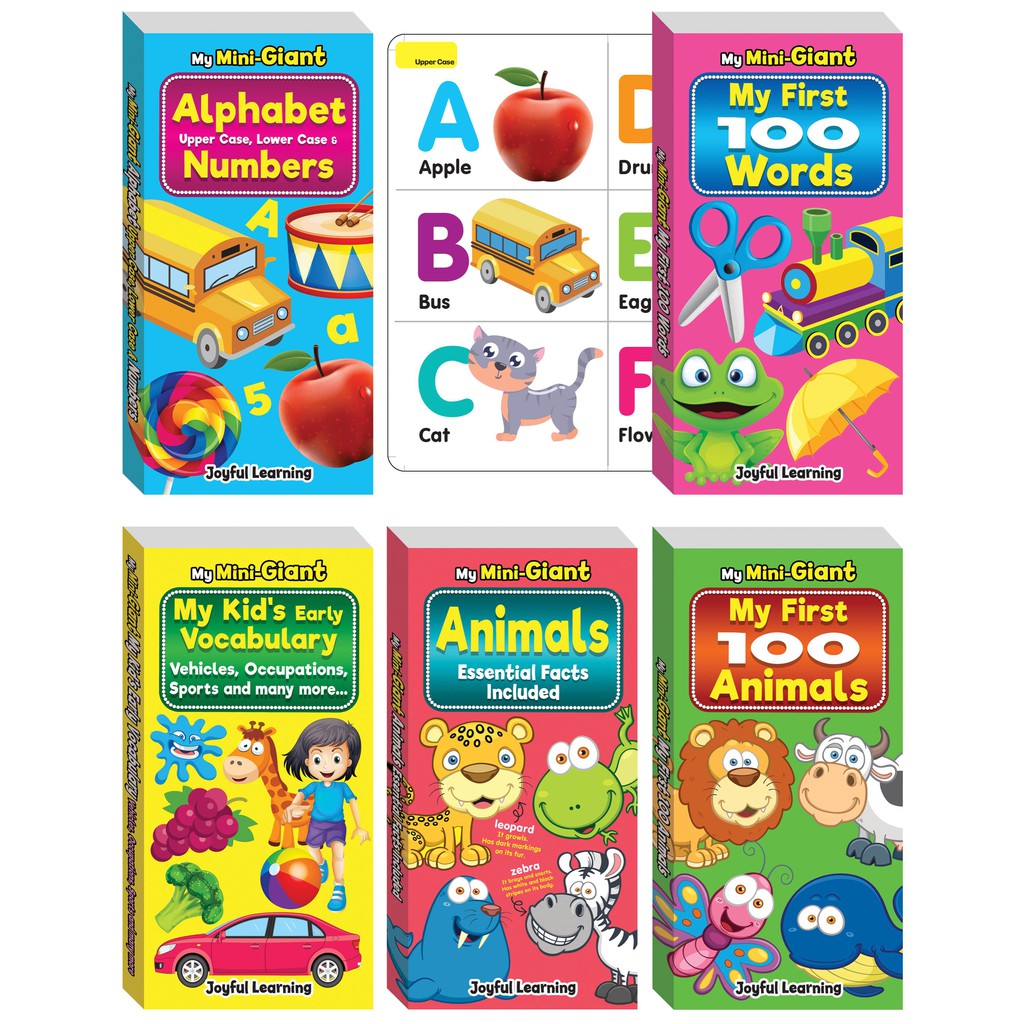 MY MINI GIANT board book early learning colourful - Alphabet Number