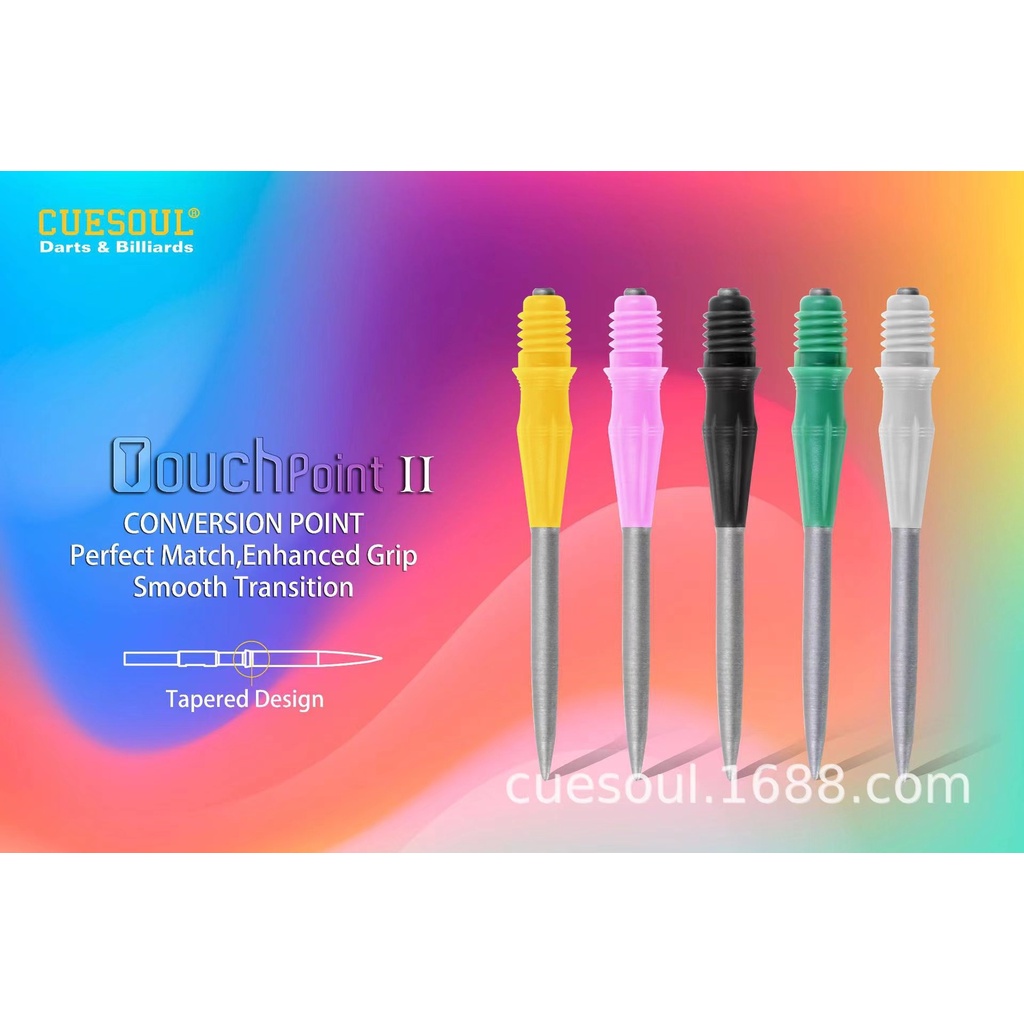 CUESOUL Pointes De Fléchettes OTO Small Thread - Acier, 29/33/37/41/45 Mm, Pour Fléchettes Steel Tip - 13