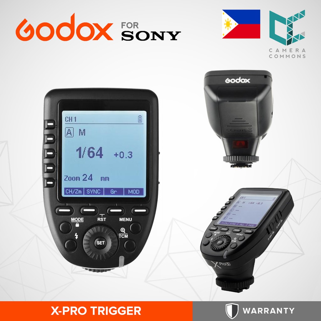 Godox XPro-S Version 1 / 2 TTL Wireless Flash Trigger for Sony Cameras ...