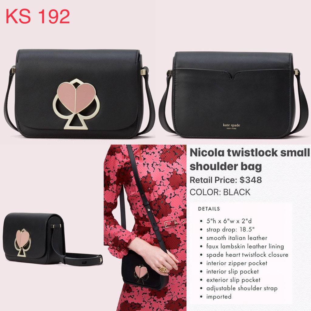 Kate Spade Nicola Twistlock Shoulder Bag (Retail), Luxury, Bags & Wallets  on Carousell