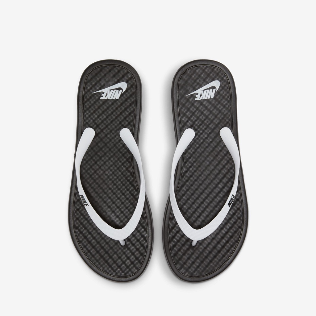 Nike Women's On Deck Flip Flops (Black/Black/White)