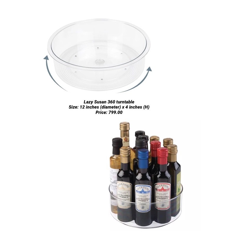 Big Lazy Susan 360 Turntable Shopee Philippines