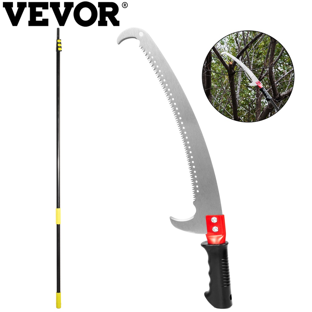 VEVOR Pole Saws For Tree Trimming, 29.5ft Pruning Saws 2ft Saw Blade