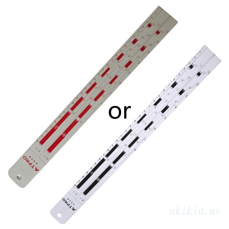 UKI Stainless Steel Paint Stick Car Paint Proportional Measuring Scale ...