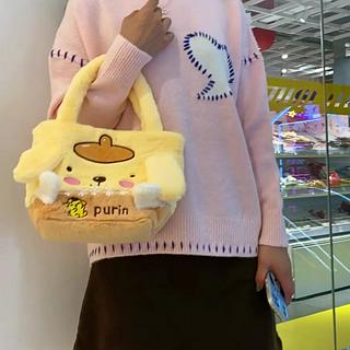 LILYES Plush Kuromi Handbag, Melody Cinnamoroll Melody Shoulder Bag ...