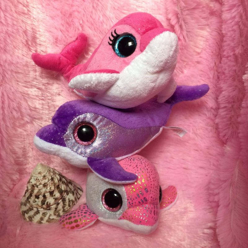 Pink dolphin hot sale beanie boo