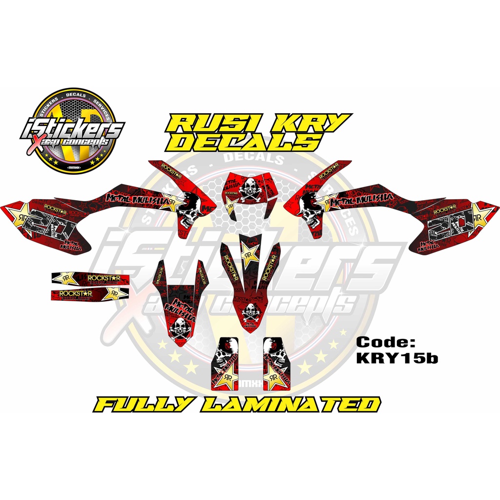 Rusi KRY 150 / 200 Full Decal Set KRY15 | Shopee Philippines