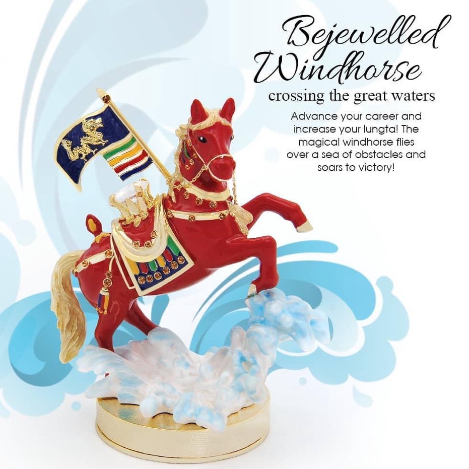 Fengshui Bejewelled Windhorse Crossing the Great Water | Shopee Philippines