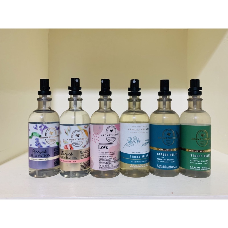 [AUTHENTIC] Aromatherapy Bath & Body Works Essential Oil Mist 156ml