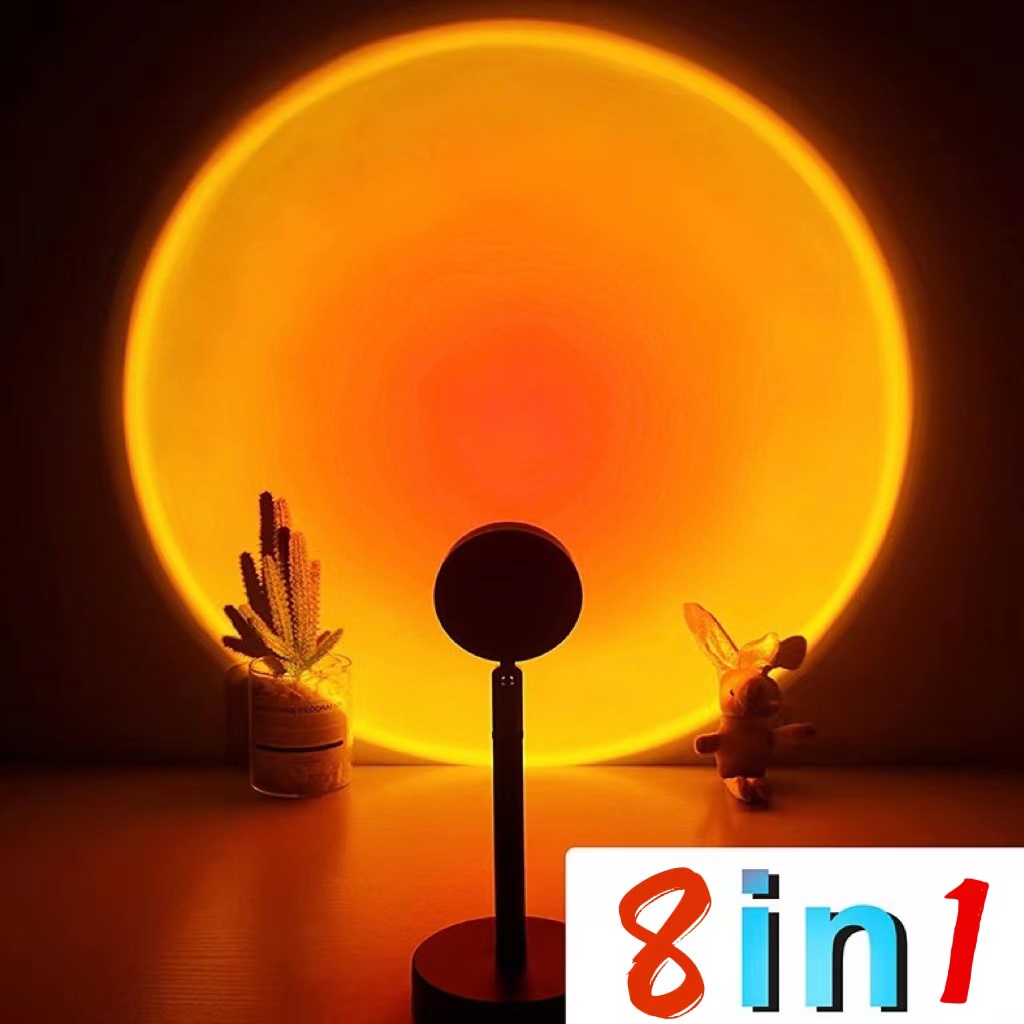 Sunset Lamp LED Rainbow USB Night Light Shopee Philippines