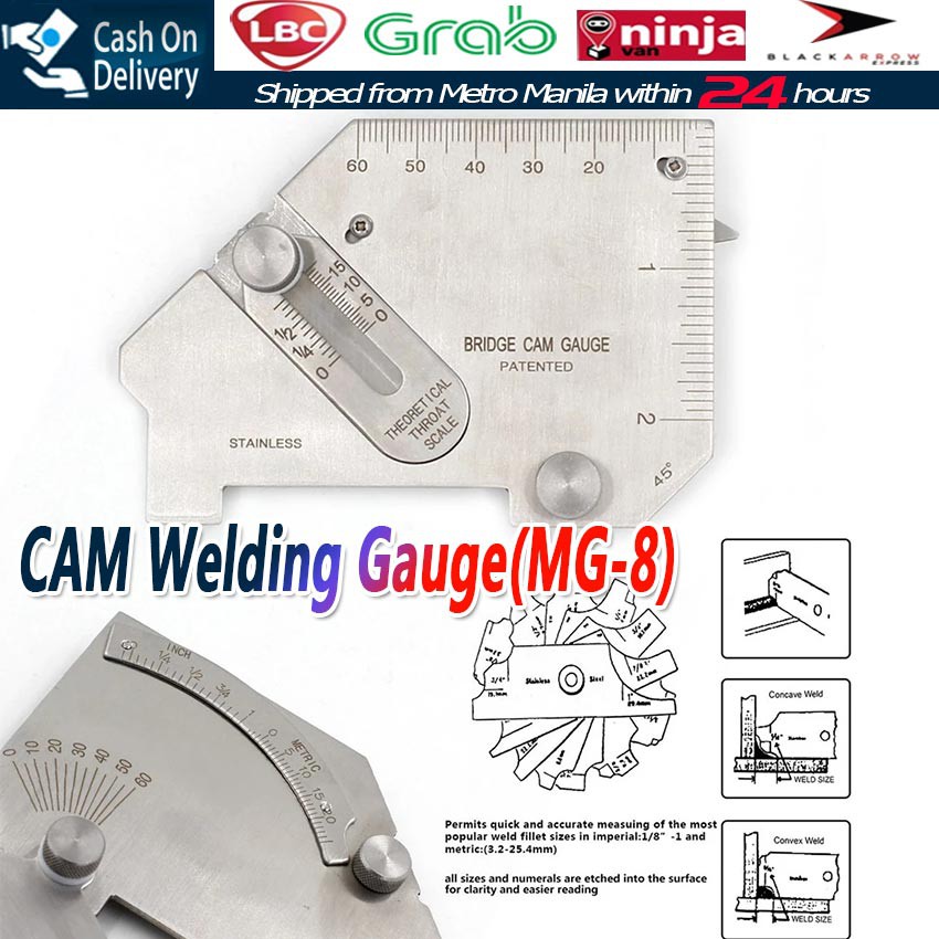 MG8 Bridge Cam Welding Gauge Stainless Steel Cam Type Gauge Welding