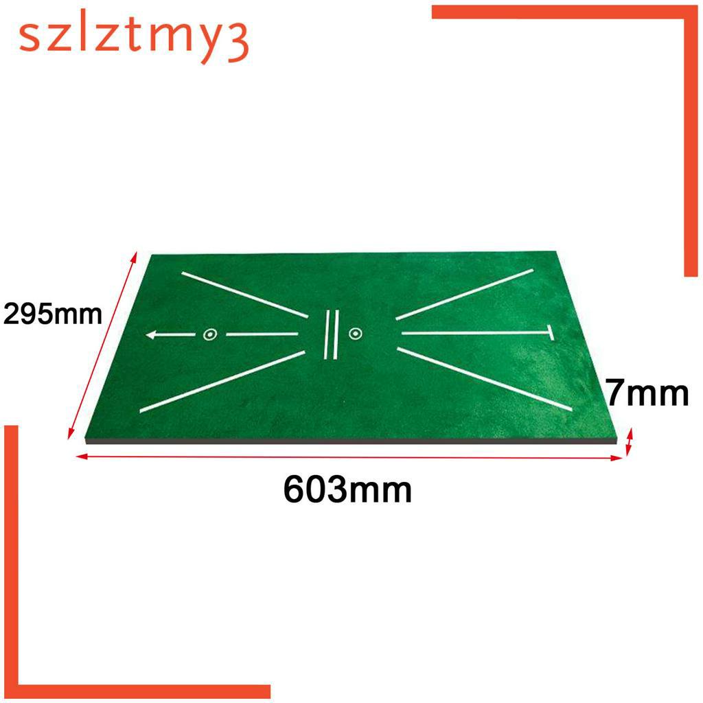 [ Flannel Rectangle Golf Training Mat Rug Hitting Aid Pad Indoor ...