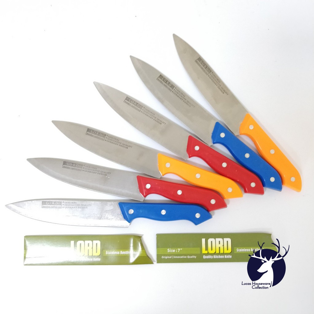 STAINLESS STEEL KNIFE SHARP KNIFE LORD STAINLESS KITCHEN KNIFE 6" / 7
