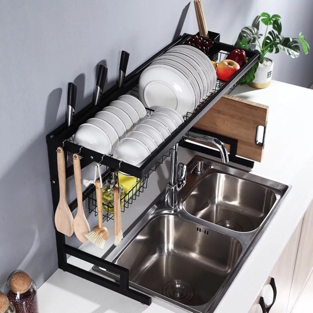 Stainless steel kitchen shelf rack dishwasher organizer[no knifes