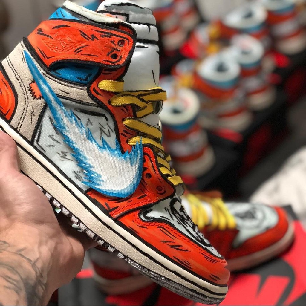 Goku air sale jordan shoes