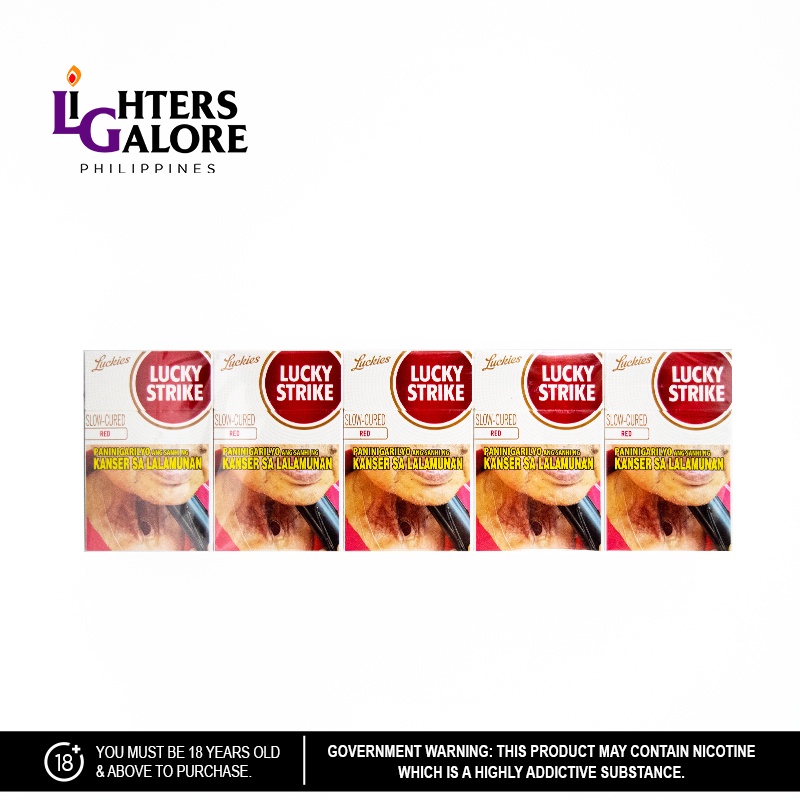 Lighters Galore Lucky Strike Red (Ream) Shopee Philippines