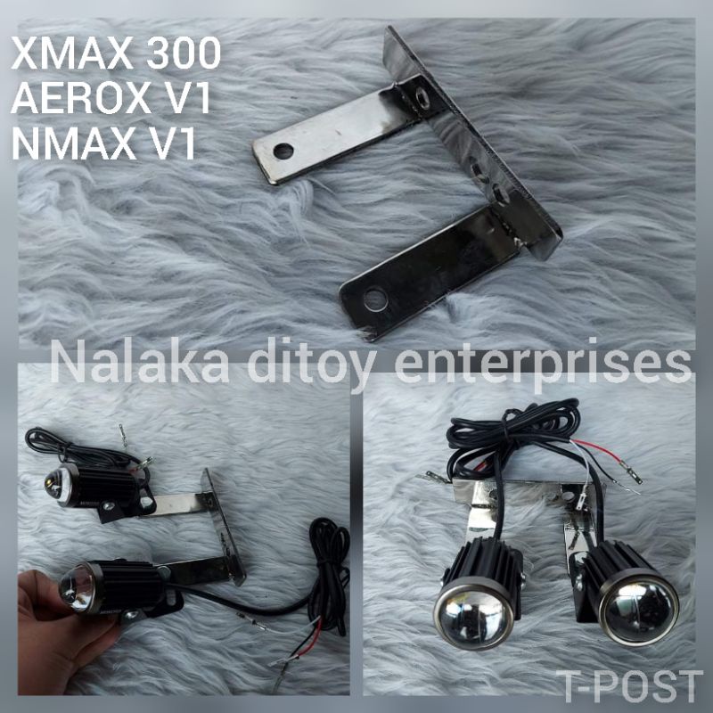 Mini driving light bracket(XMAX300,AEROX V1,NMAX V1) Shopee Philippines