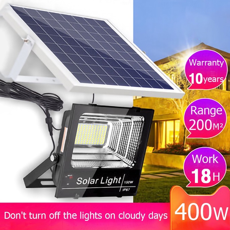 10 Year Warranty solar light 400W 300W 200W 100W 60W indoor light solar