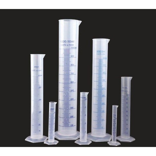 Plastic measuring cylinder, volume measuring tank, 100ml | Shopee ...