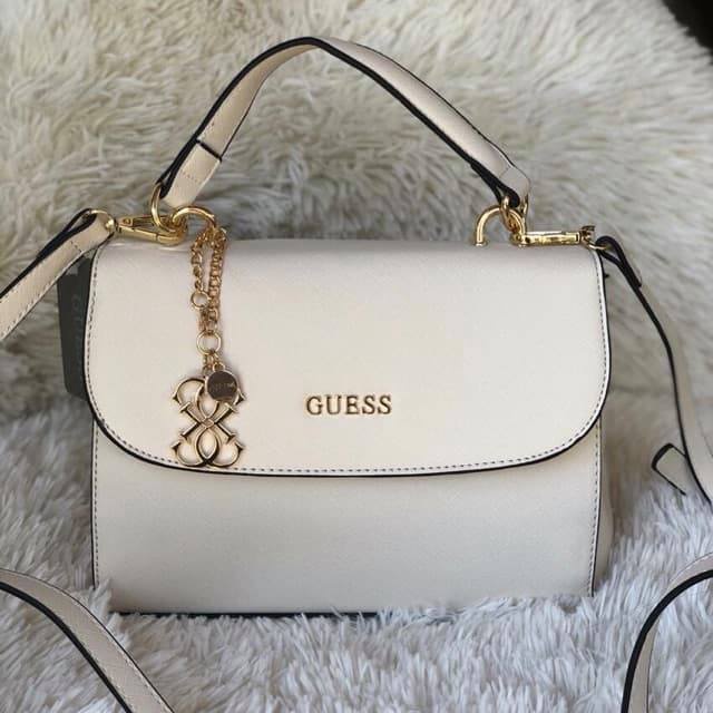 Guess white best sale sling bag