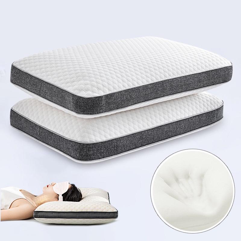 90X40CM Memory Foam Double Pillow for Sleeping Bed Neck Support Soft
