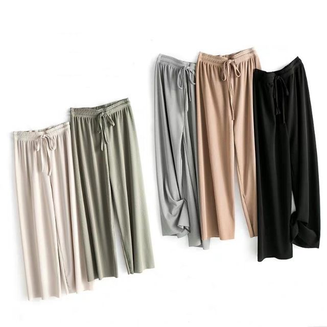 SS Loose Fit Oversized Square Pants Women Korean Style Boyfriend Pants ...