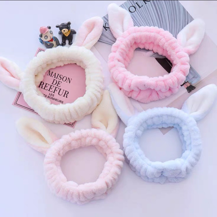 Flagship Korean Plush Rabbit Big Ears Headband | Shopee Philippines