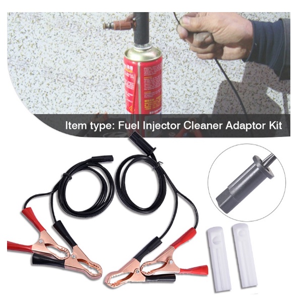 Car Fuel Cleaning Injector Flush Cleaner Nozzle AdapterCleaning Tool ...