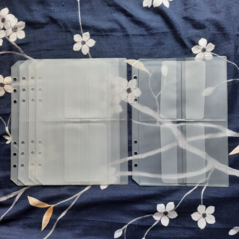 [5PCS] A5 6ring Binder Sleeves 4 Pockets 4P Shopee Philippines