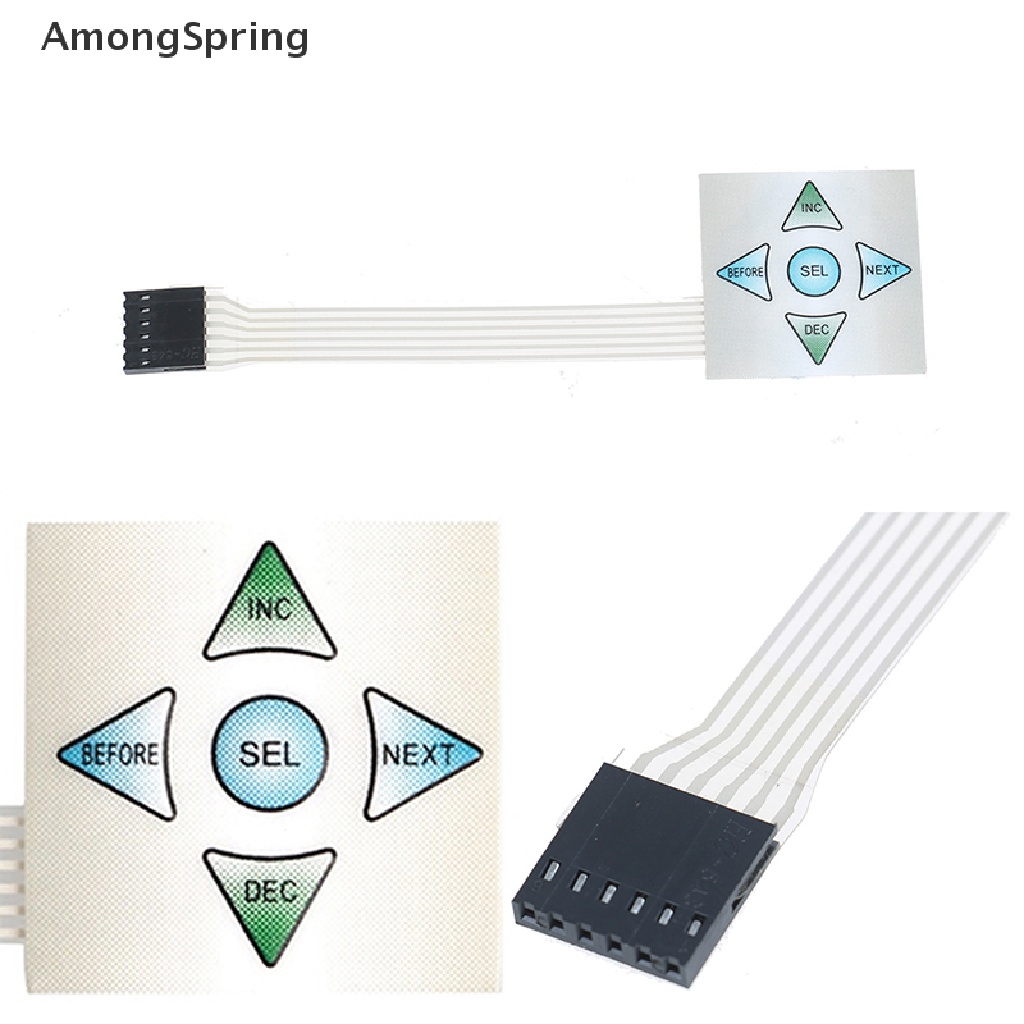 [[AmongSpring]] 5 keys Matrix array 1x5 membrane switch keypad keyboard ...