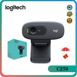 Logitech C270 HD Video 720P Webcam Built-in Micphone USB2.0 Mini Computer  Camera