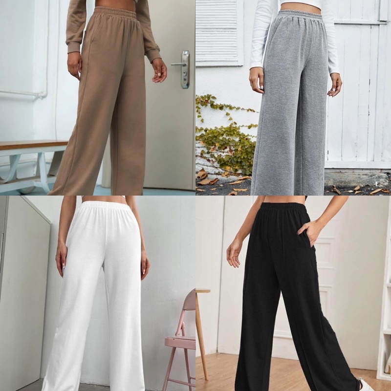 Shein wide hotsell leg trousers