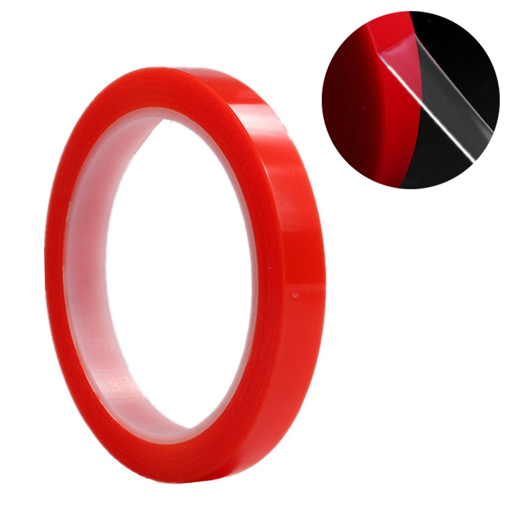 8mm*3 M Transparent Silicone Double Sided Tape Sticker For Car High ...