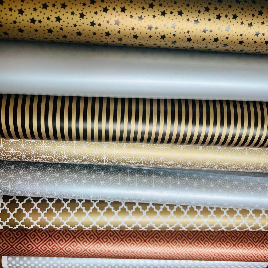 Coated/Glossy GOLD/SILVER High Quality Gift Wrapper for All Occasion ...
