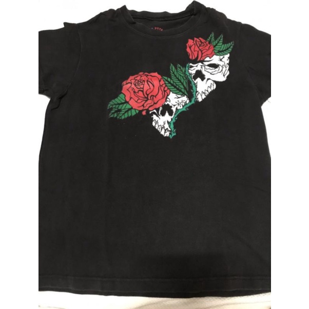 Black Shirt with Rose Design Shopee Philippines