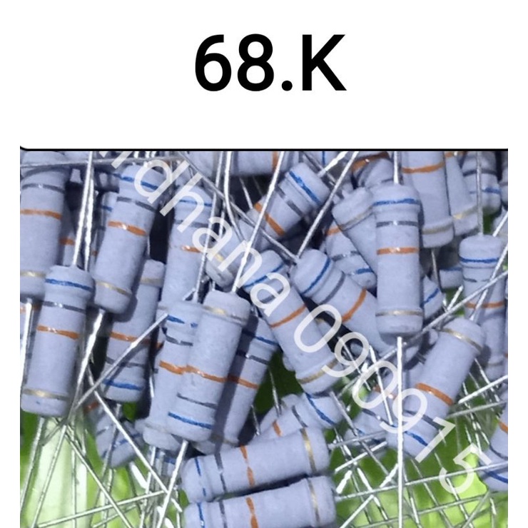 Resistor 68k 2 watt Resistor 2 watt 68 Kilo ohm | Shopee Philippines