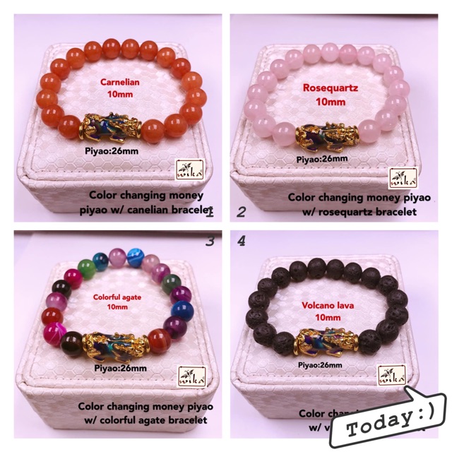 Pink piyao deals bracelet meaning