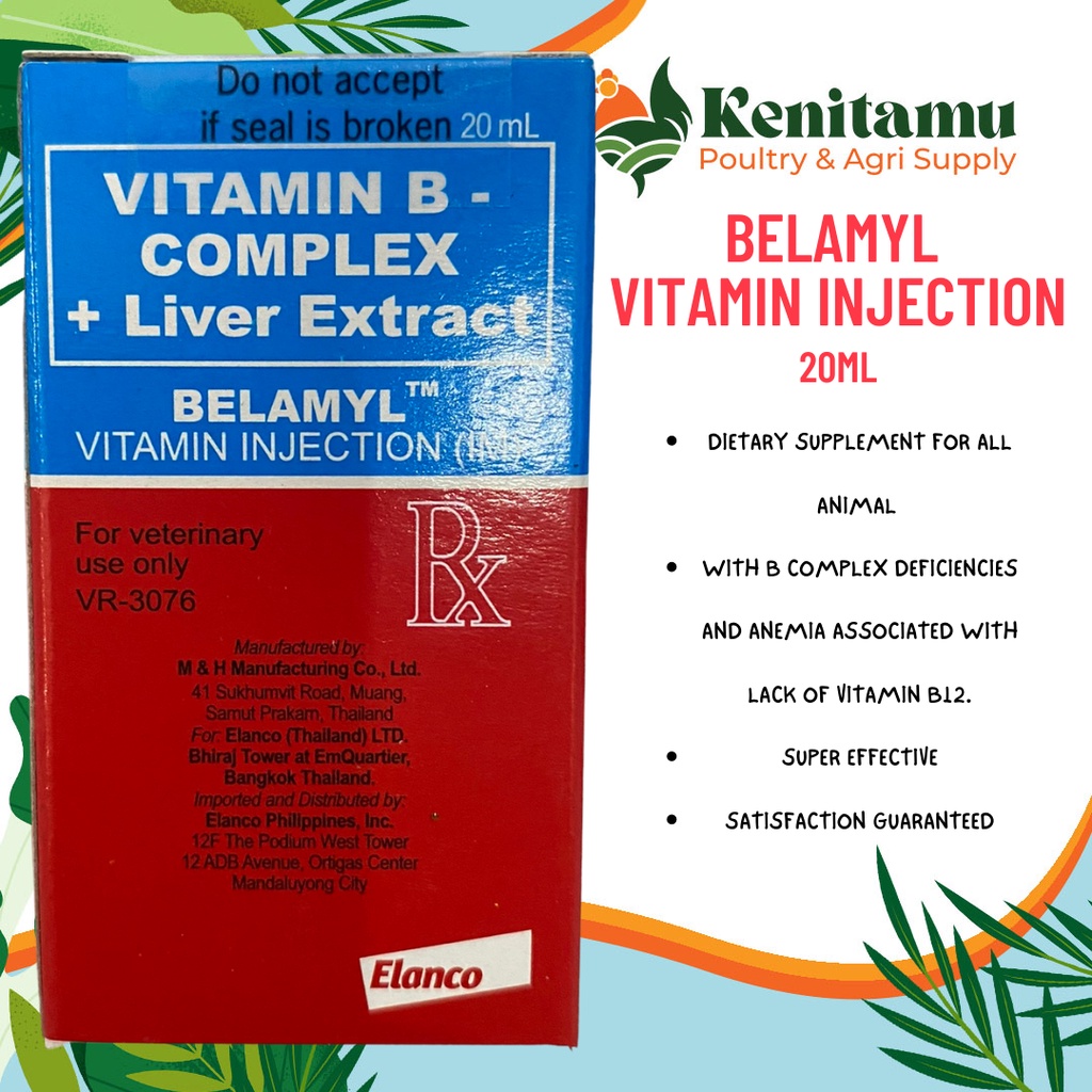 BELAMYL VITAMIN INJECTION 20ml | Shopee Philippines