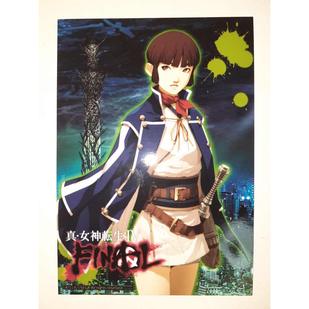 Isabeau Shin Megami Tensei Iv Apocalypsefinal Photo Card By Atlus Shopee Philippines 7965