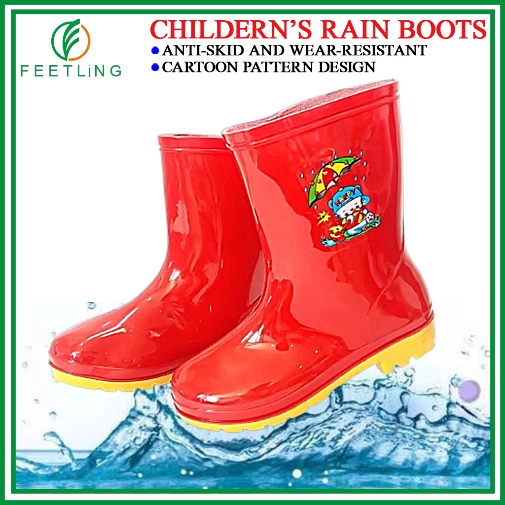 Children's rain outlet boots