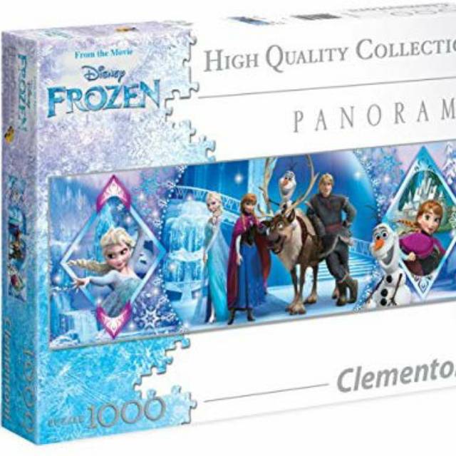 Clementoni Puzzle 1000 pcs - Disney Frozen Panoramic - Jigsaw Puzzle ...