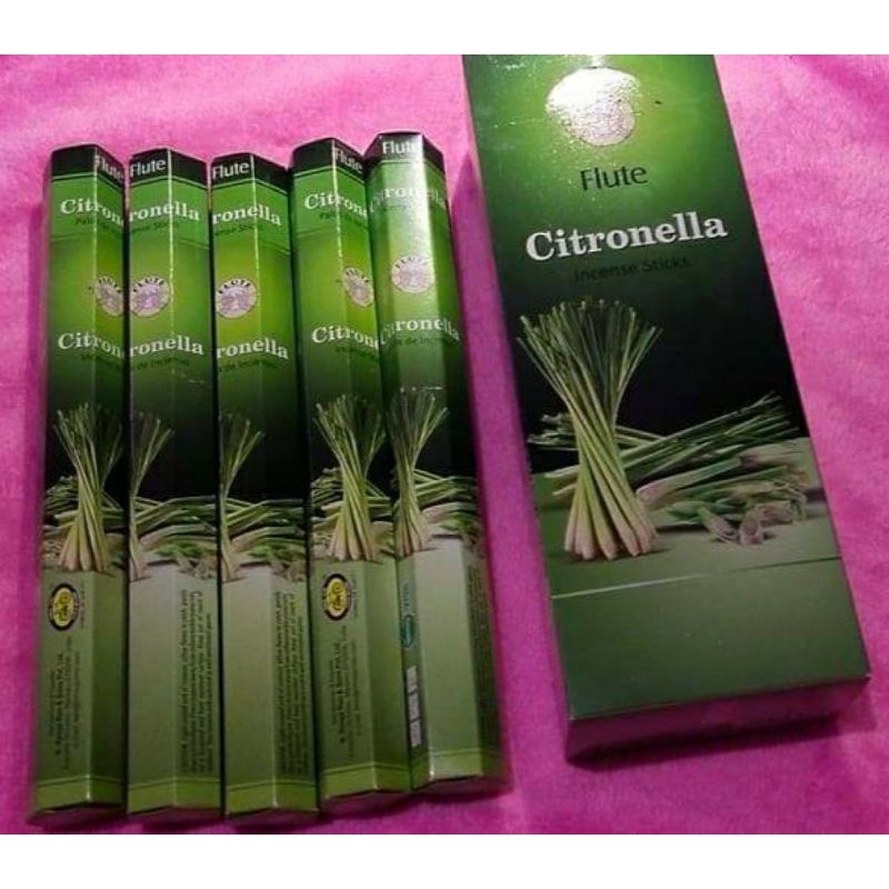 Flute Incense Pack Citronella (20 sticks, 9 inches) Shopee Philippines